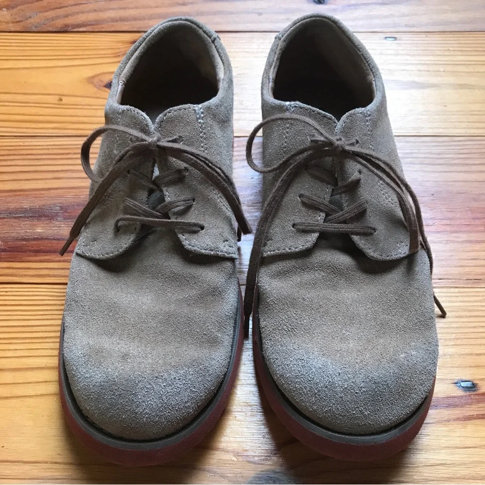 Sperry Tan Beige Suede Sneakers, EUC, 5.5 M 38 W - Picture 5 of 10